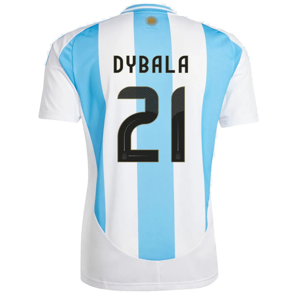 DYBALA #21 Argentina Home Fans Soccer Jersey 2024/25 ★★ Front