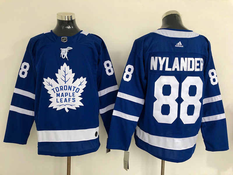 Men's Toronto Maple Leafs William Nylander #88 Blue Replica Player Jerseys
