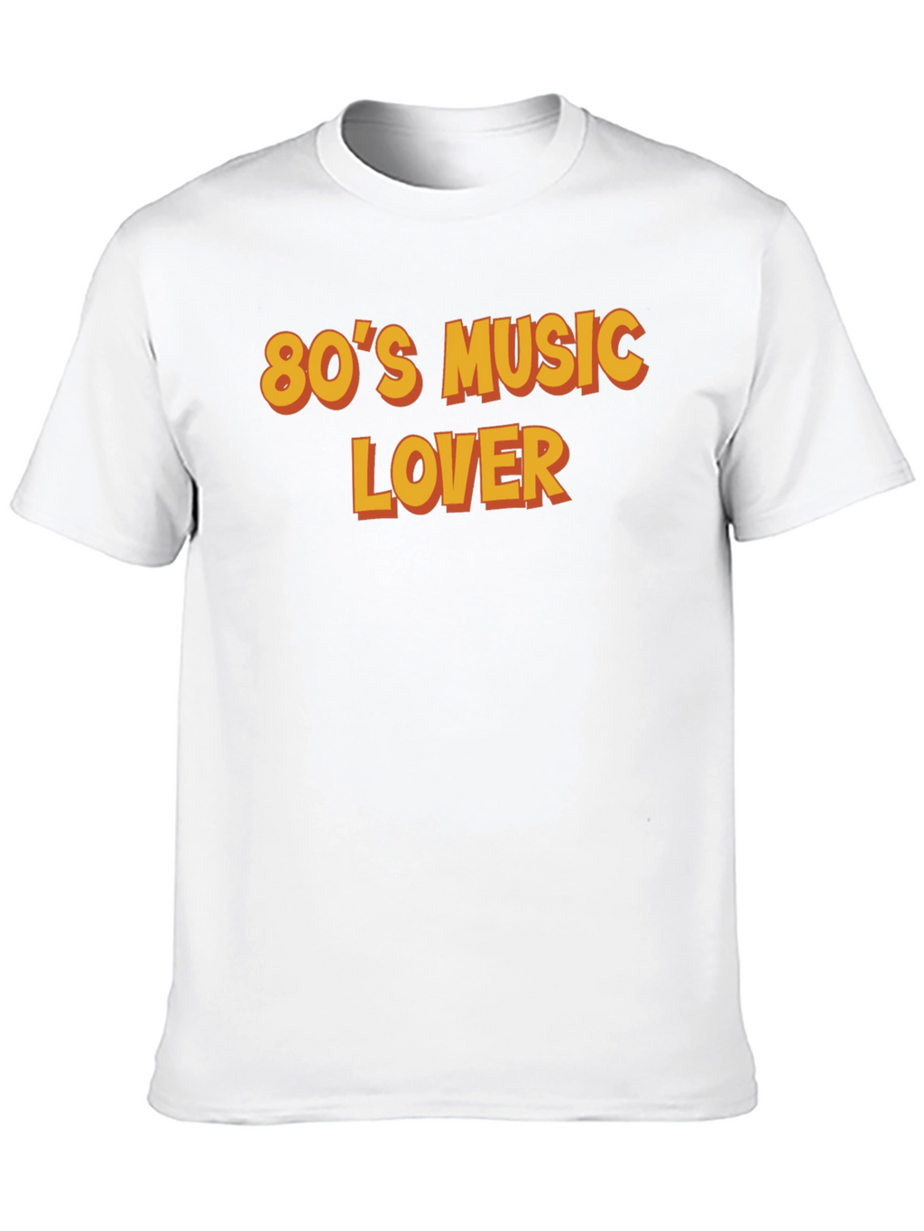 80s Music Lover Black T-Shirt