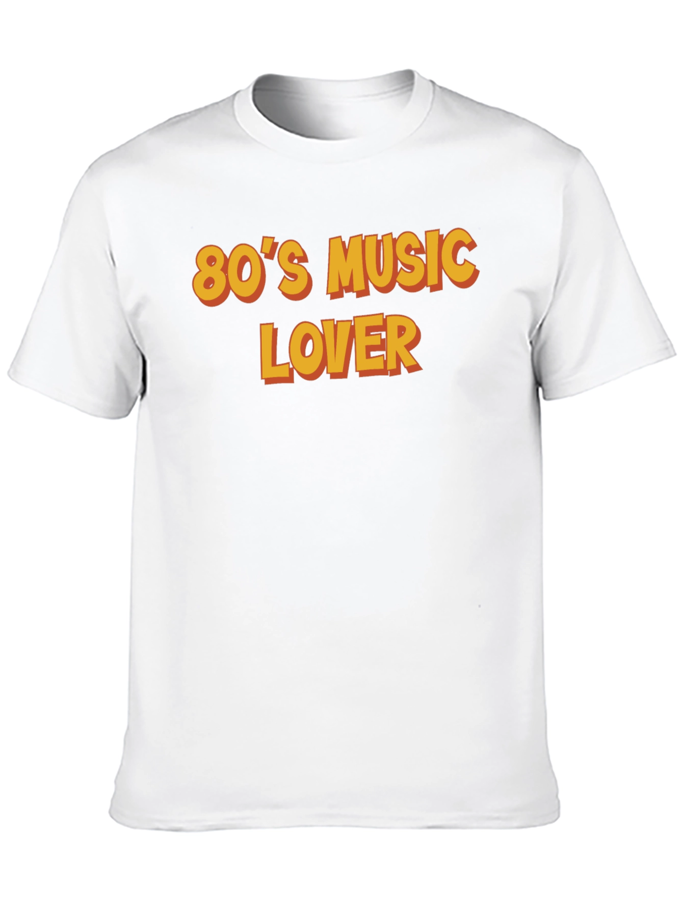 80s Music Lover Black T-Shirt