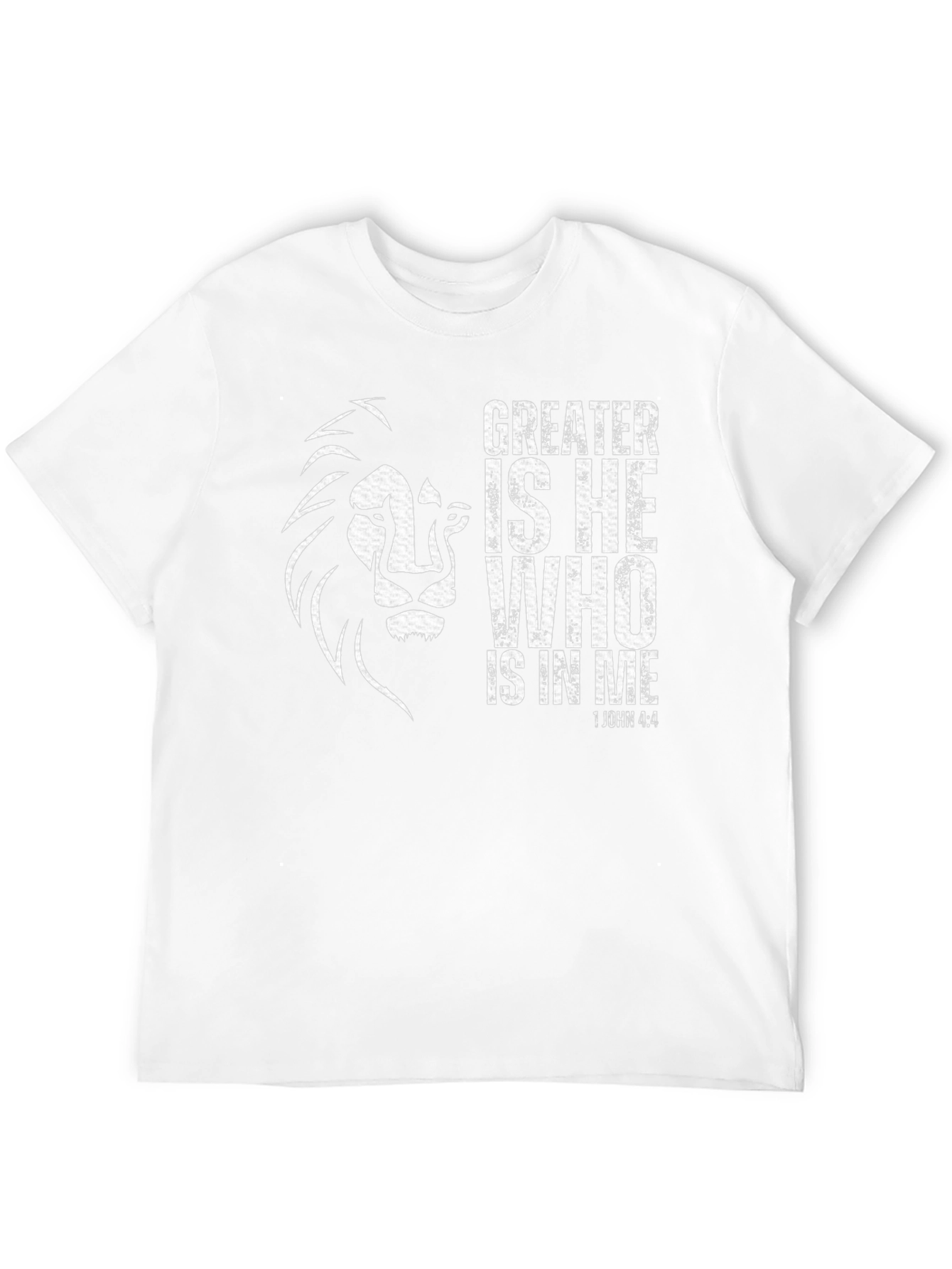 Greater Is He Lion Graphic T-Shirt