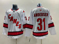 Men's Carolina Hurricanes Frederik Andersen #31 White Player Jerseys
