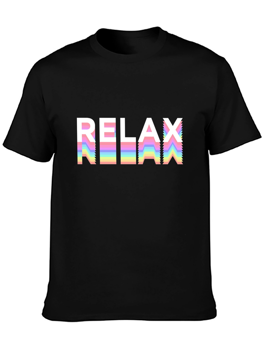 Relax Rainbow T-Shirt - Soft Cotton Blend