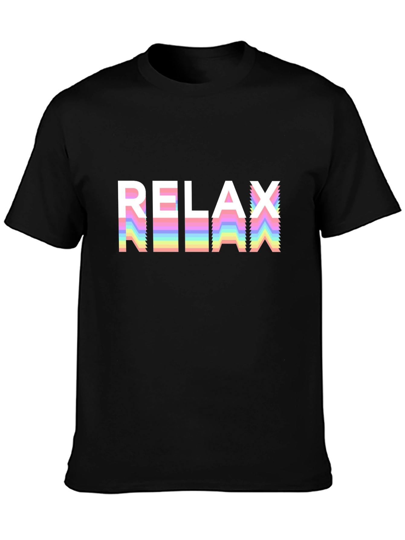 Relax Rainbow T-Shirt - Soft Cotton Blend