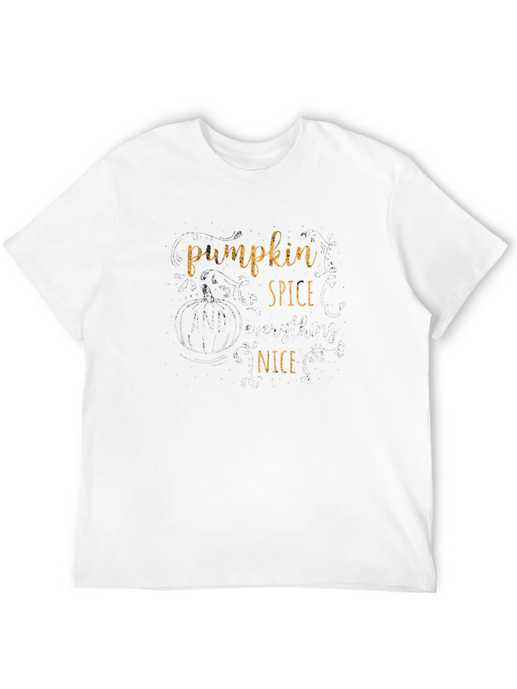 Pumpkin Spice Everything Nice Black T-Shirt
