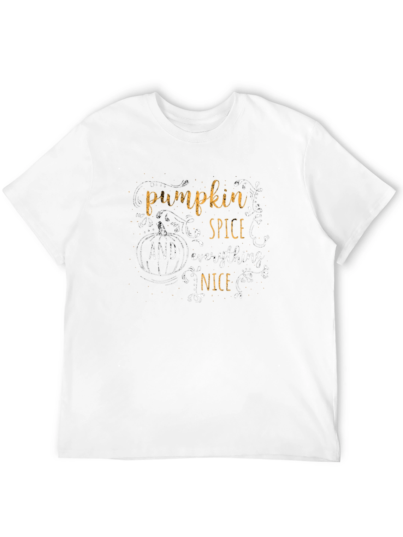 Pumpkin Spice Everything Nice Black T-Shirt