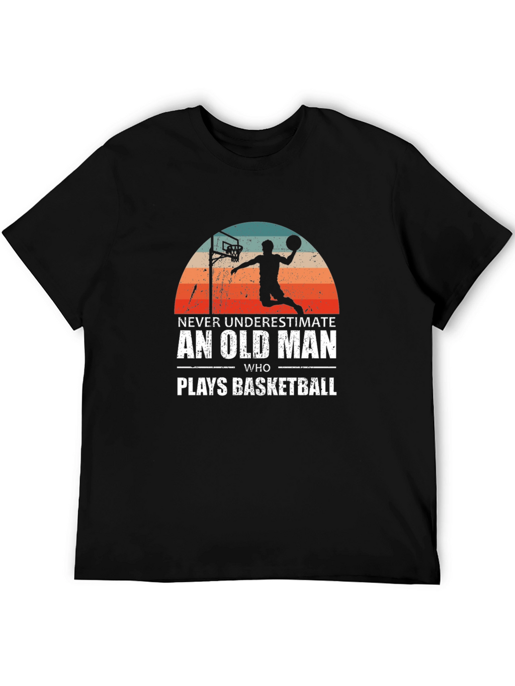 Old Man Basketball T-Shirt