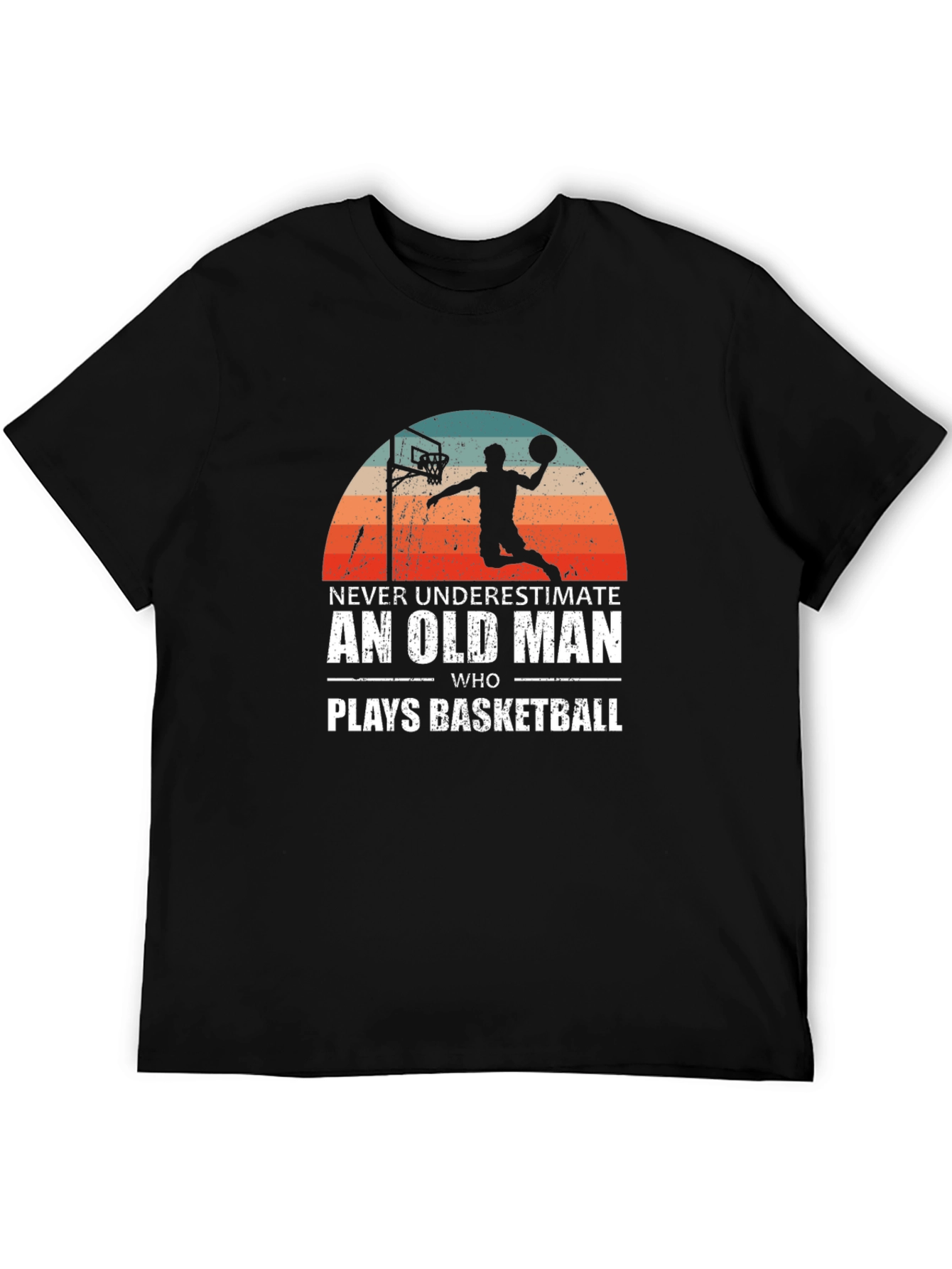 Old Man Basketball T-Shirt