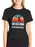 Old Man Basketball T-Shirt