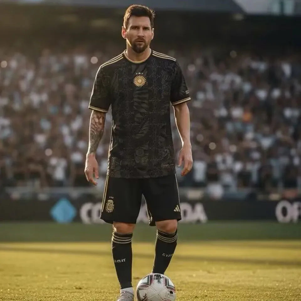 2026 Argentina Special Edition Black Fans Soccer Jersey Back