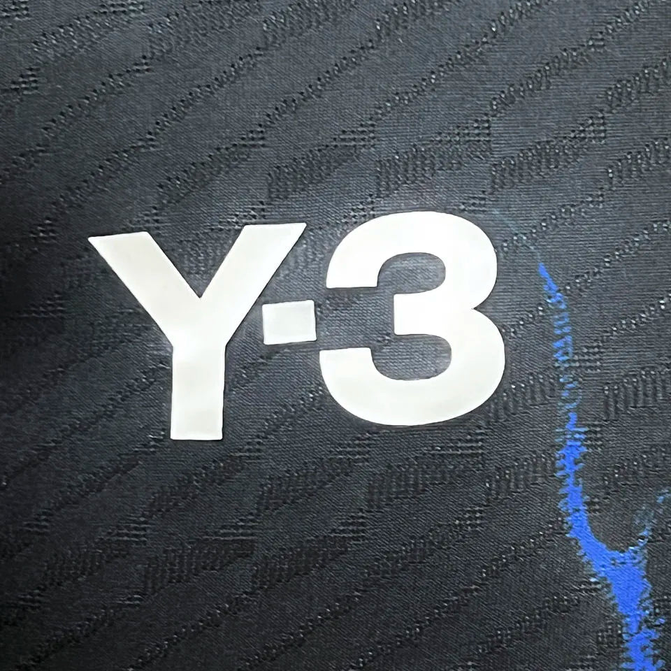 2024/25 Japan Y-3 Blue Player Version Jersey Detail 2