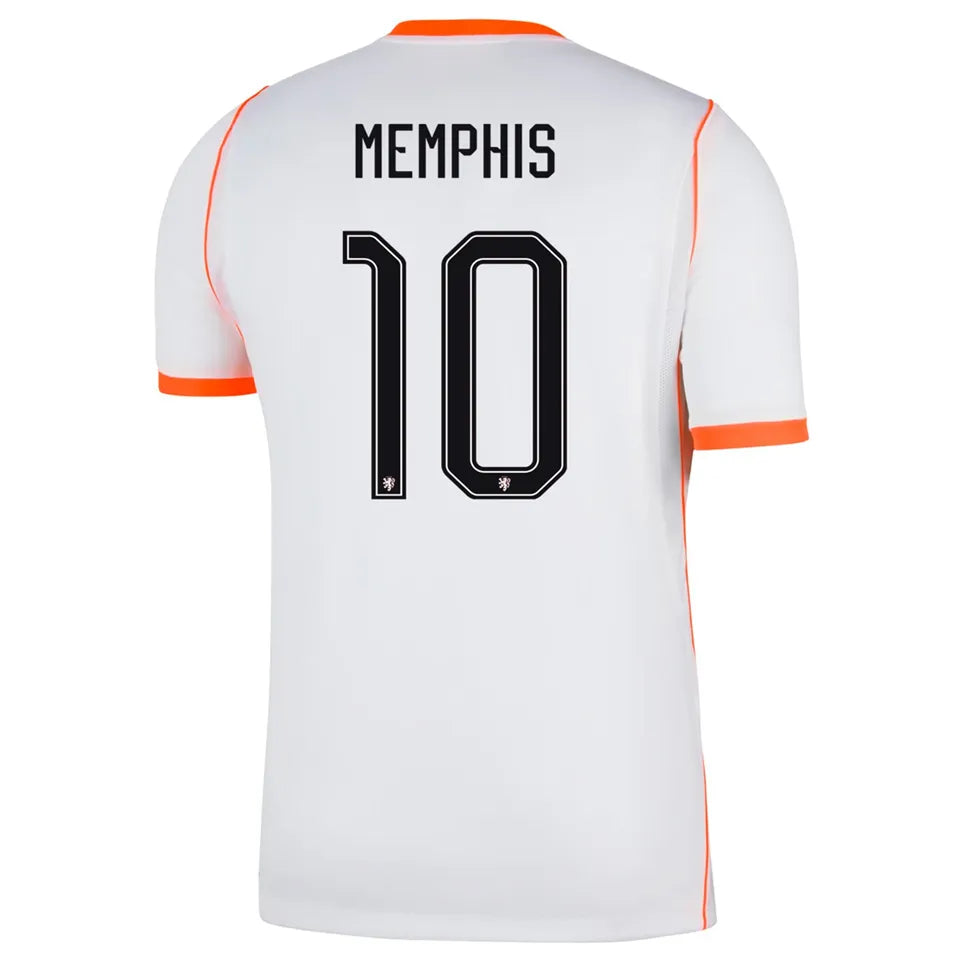 2026/27 NL Away White Fans Soccer Jersey (Have Right Patch 有右臂章 黑底白字） Detail 3