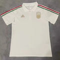 2024/25 Italy White POLO Short Jersey Front