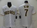 Men's San Diego Padres Ha-Seong Kim #7 White Player Stitched Jerseys