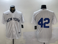 Men's New York Yankees #42 White 2024 Jackie Robinson Day Home Limited Jerseys