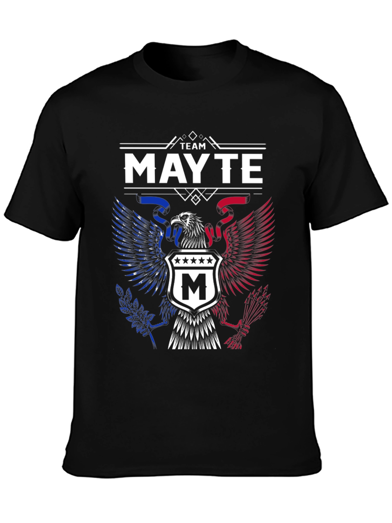 Team Mayte Graphic T-Shirt - Patriotic Eagle Design