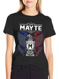 Team Mayte Graphic T-Shirt - Patriotic Eagle Design