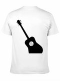 Guitar Silhouette Graphic Tee - Music Lovers T-Shirt