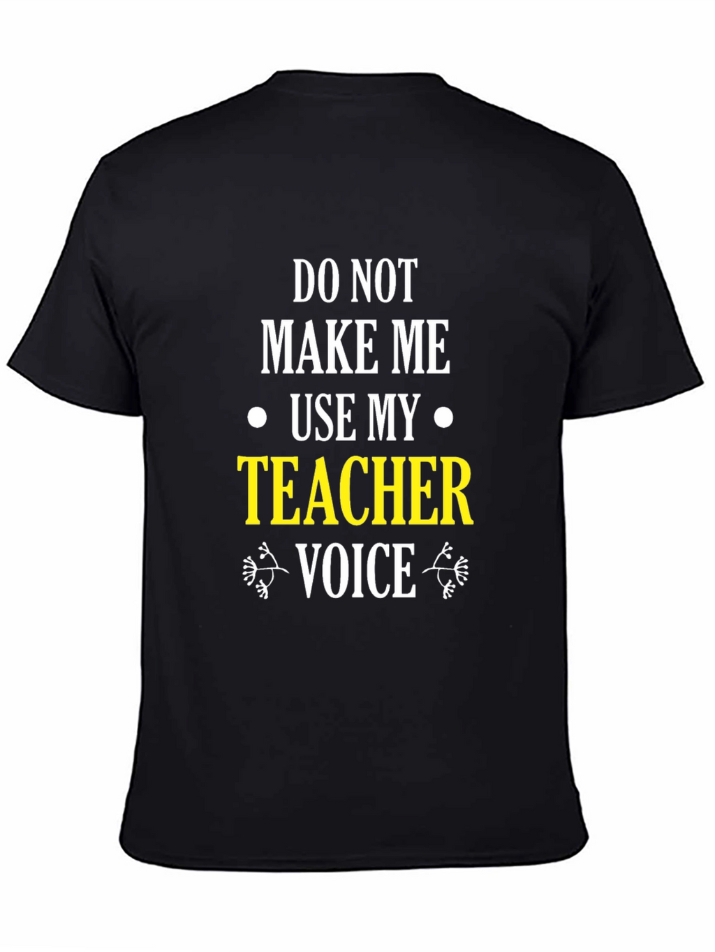 Teacher Voice Graphic Tee - Black