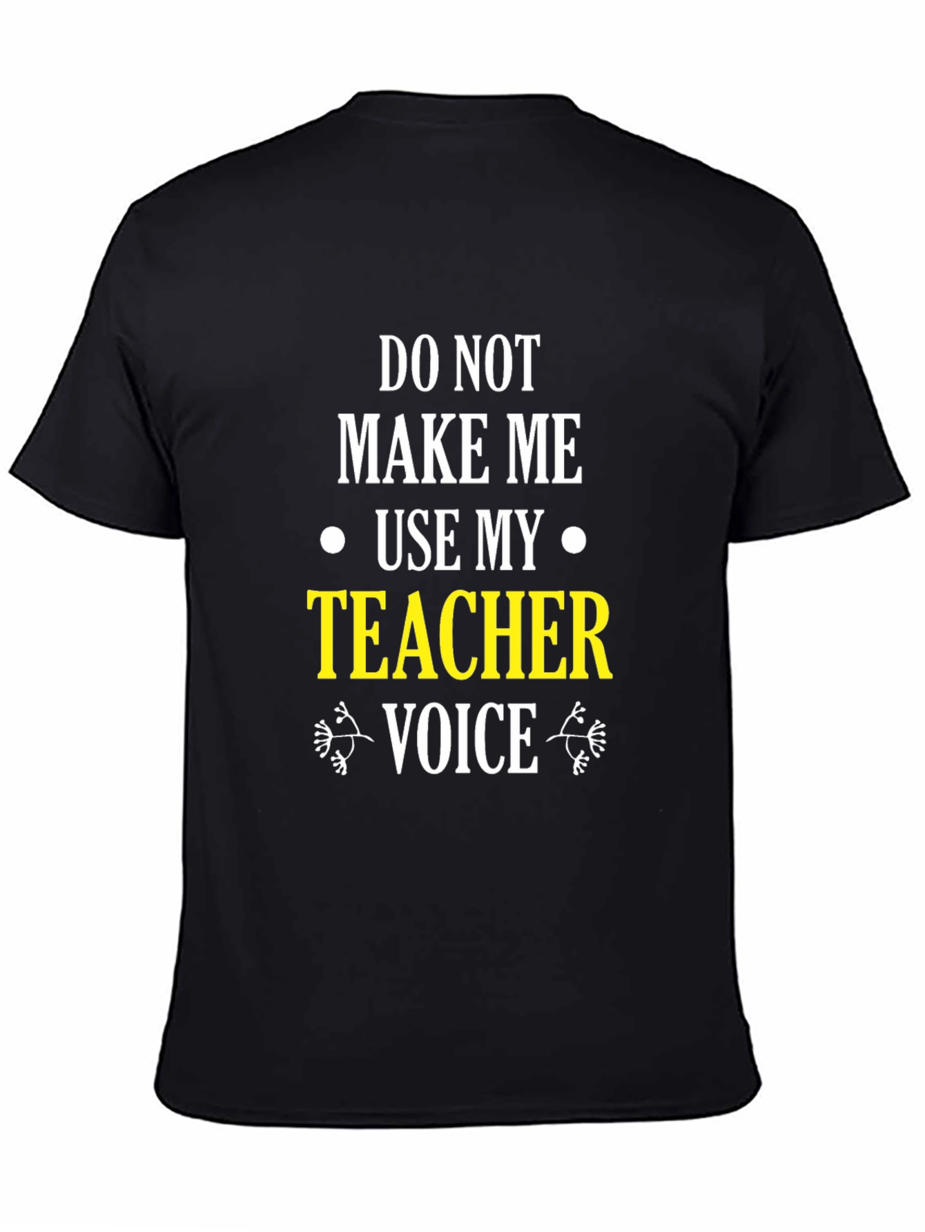 Teacher Voice Graphic Tee - Black