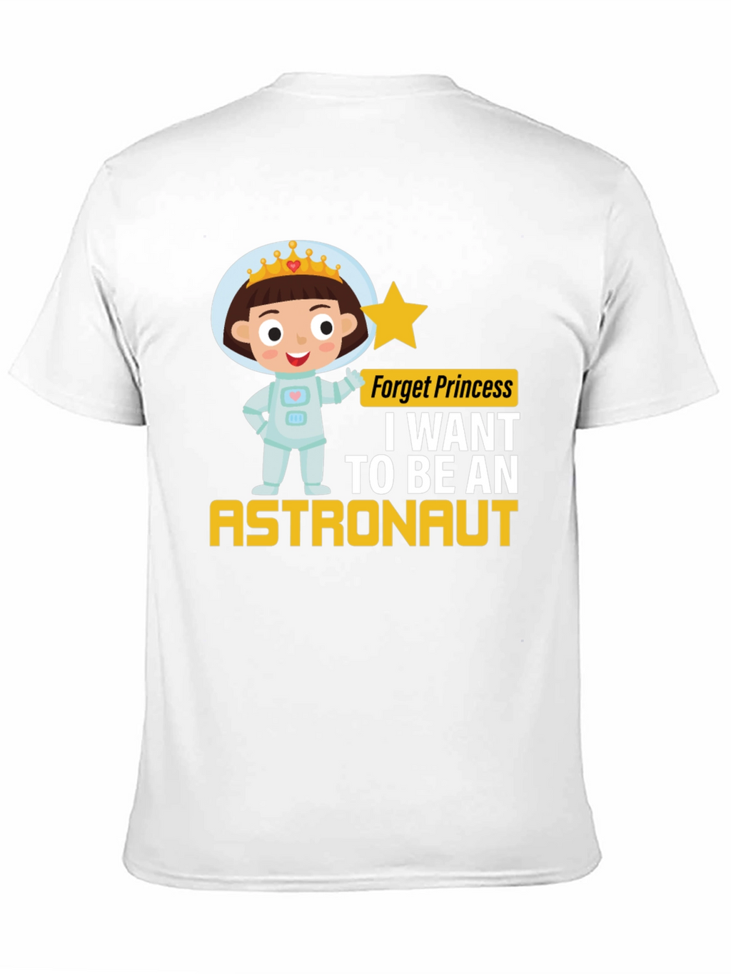 Girl Astronaut T-Shirt - Princess Astronaut