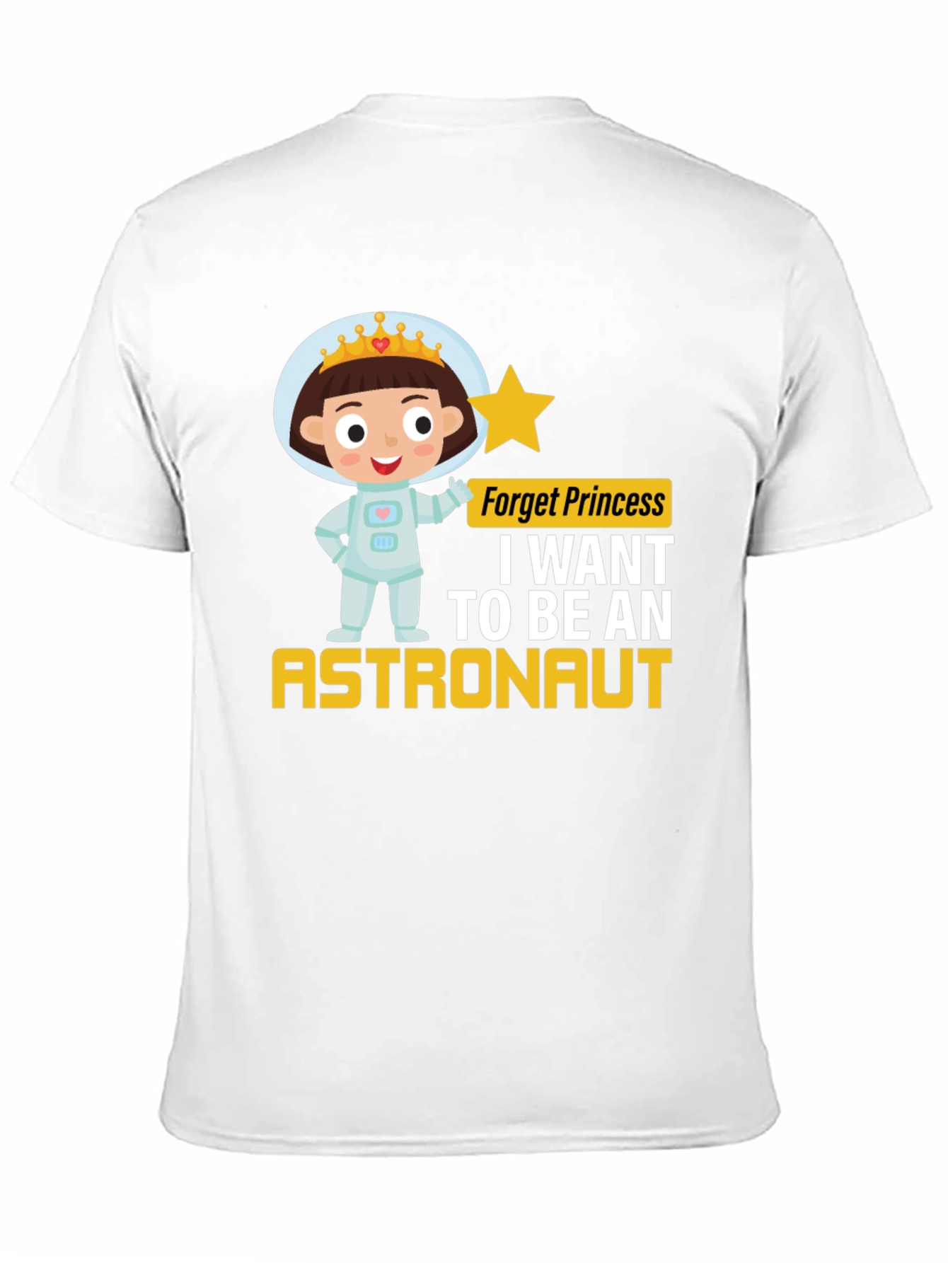 Girl Astronaut T-Shirt - Princess Astronaut