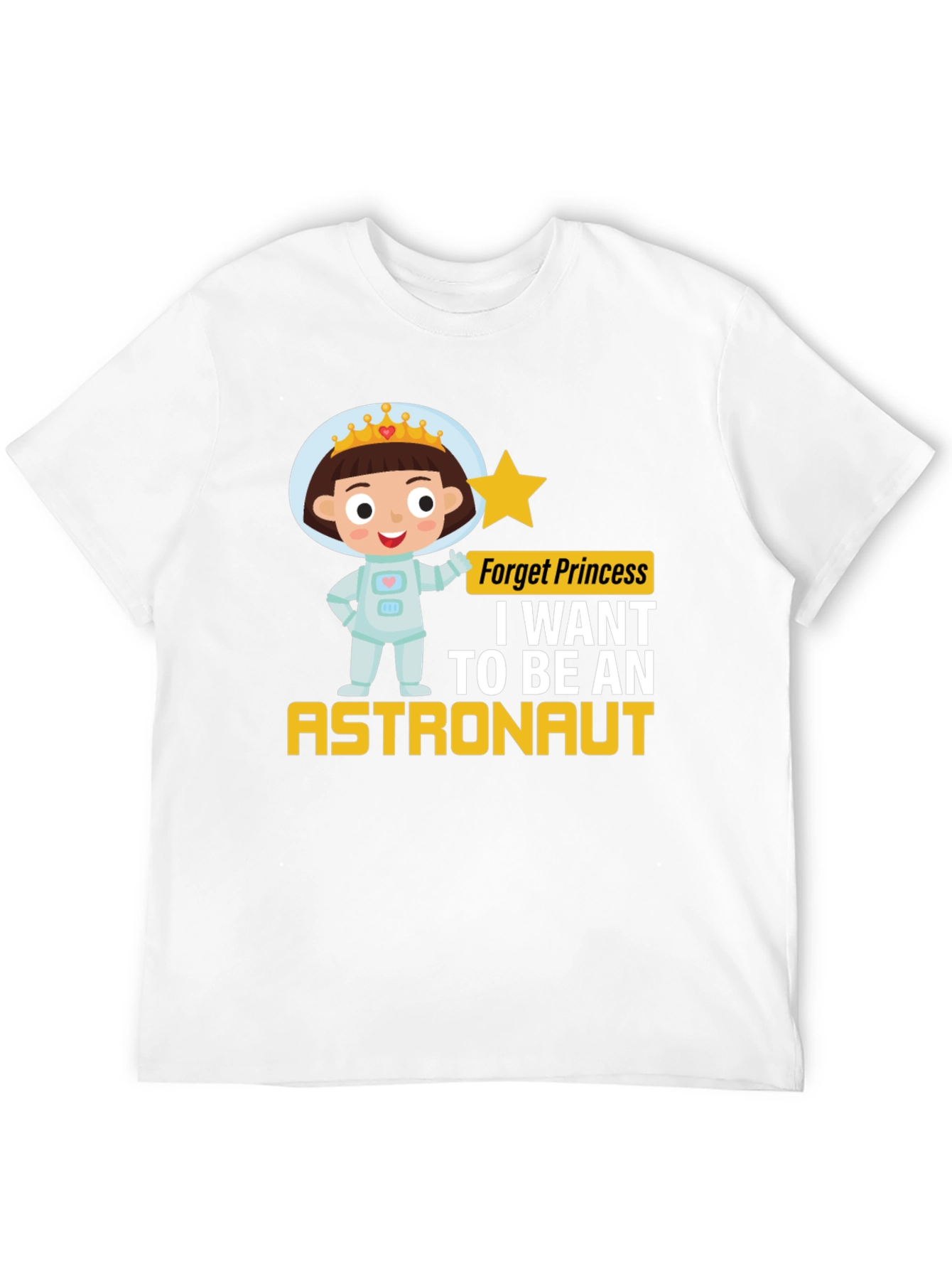 Girl Astronaut T-Shirt - Princess Astronaut