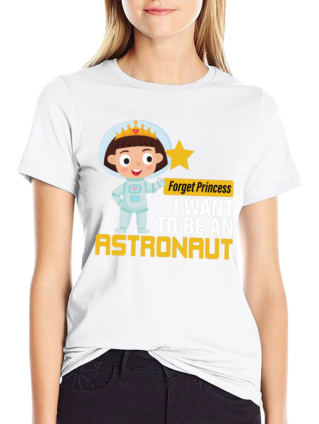 Girl Astronaut T-Shirt - Princess Astronaut