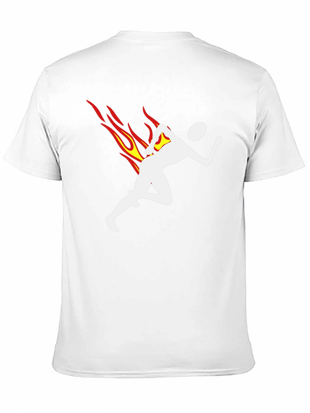 Flame Runner Graphic T-Shirt - Black