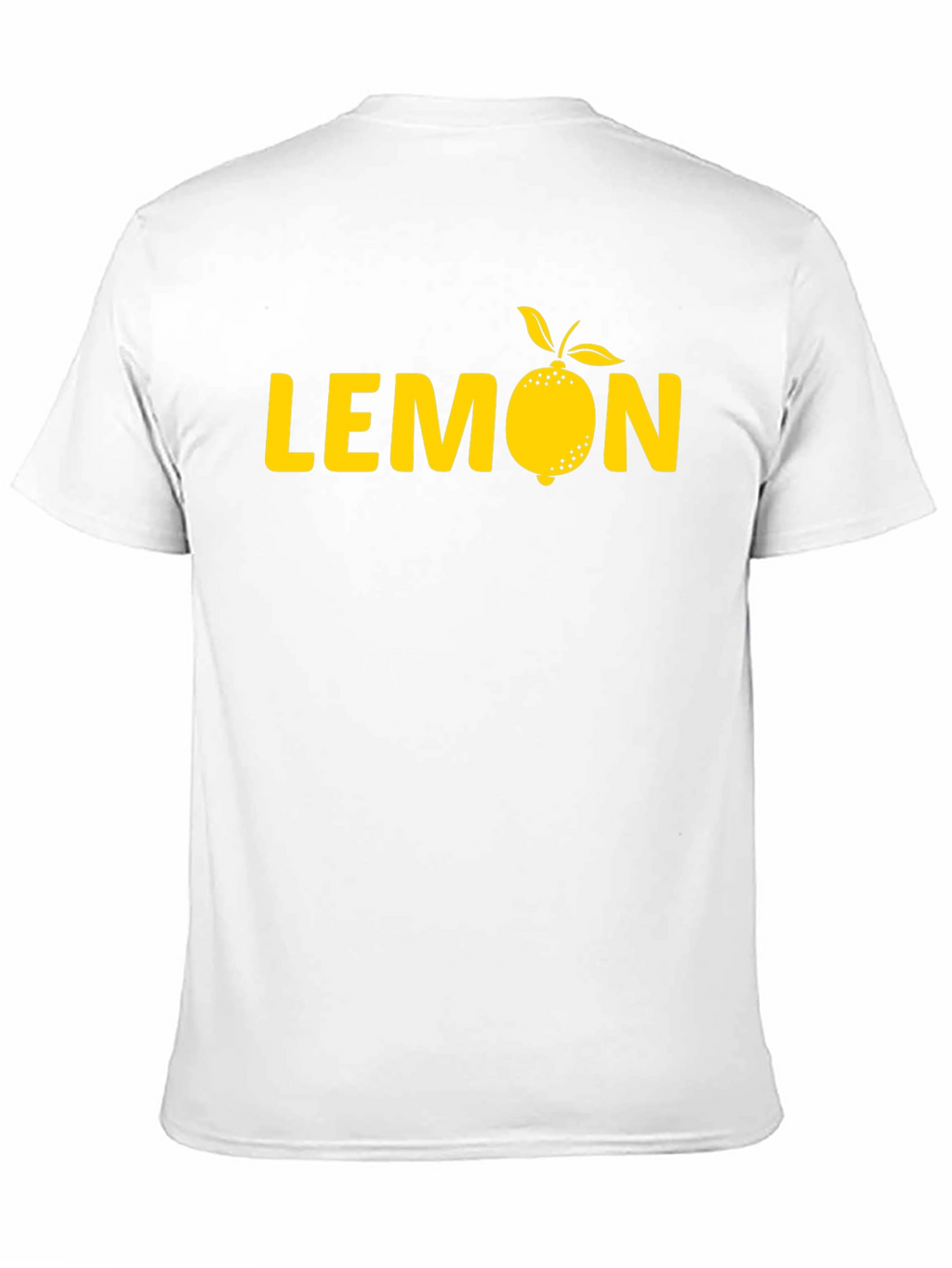 Lemon Graphic Tee - Mens Black Cotton T-Shirt