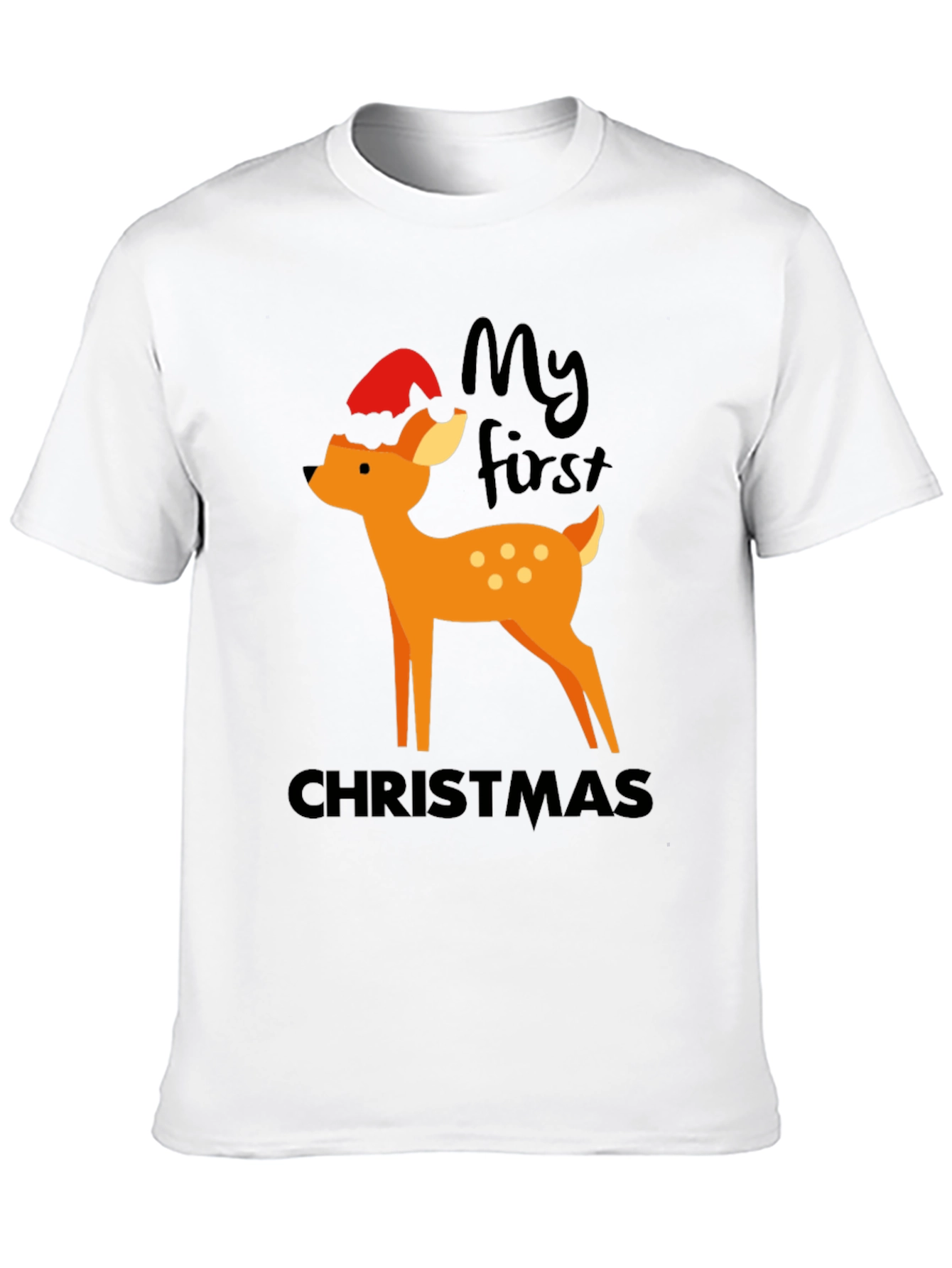 My First Christmas Deer Graphic Tee