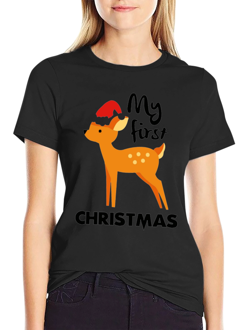 My First Christmas Deer Graphic Tee