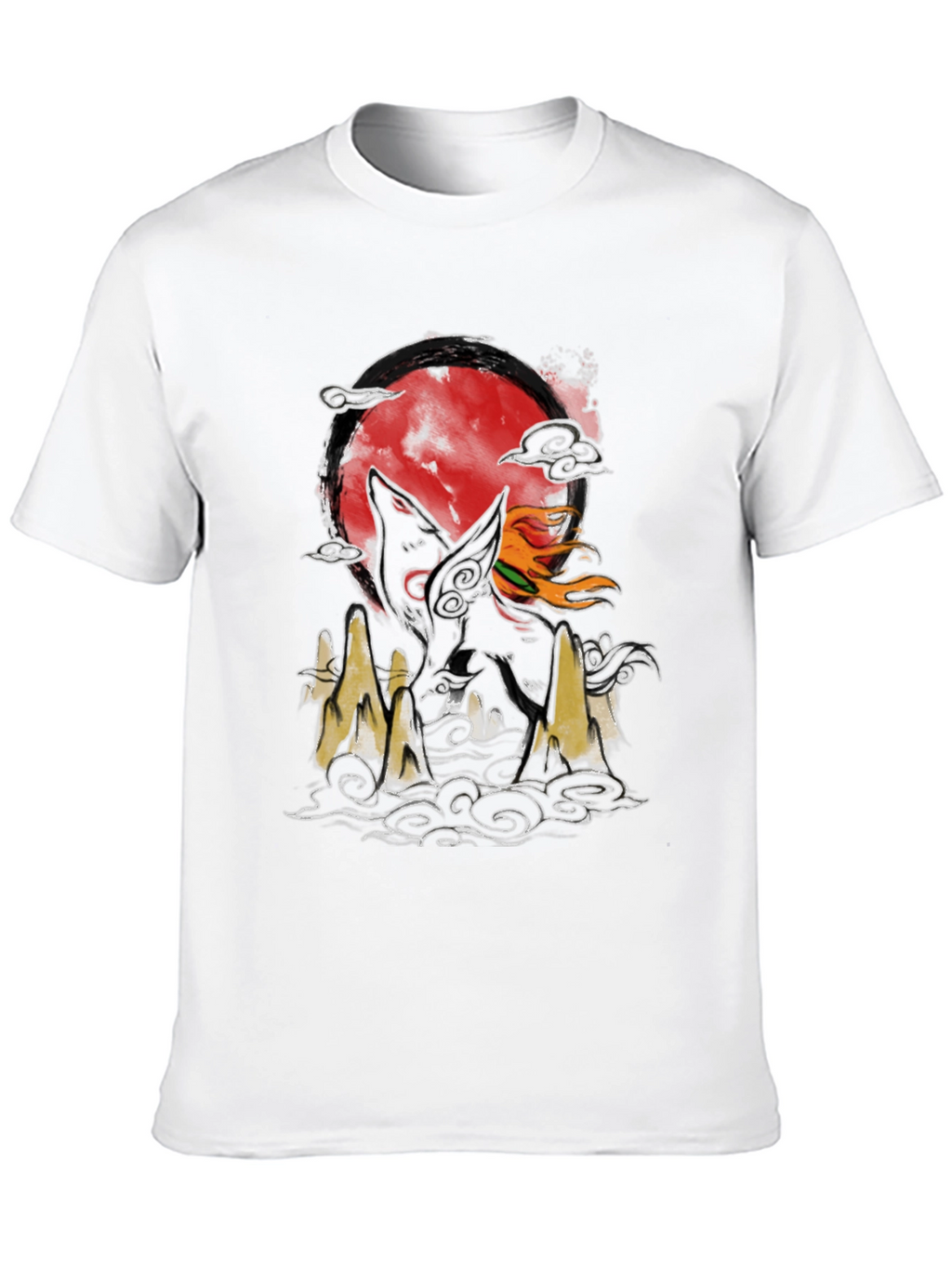 Wolf Moon Graphic Tee - Unique Design