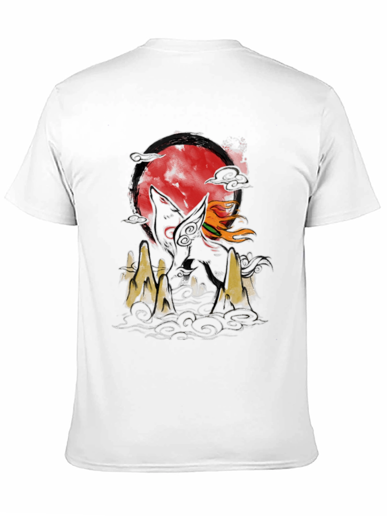 Wolf Moon Graphic Tee - Unique Design