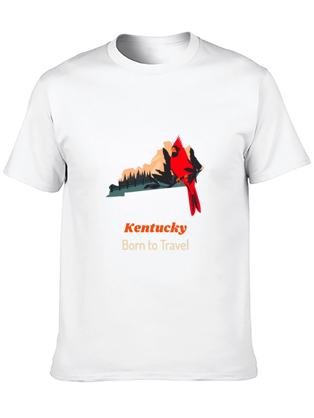 Kentucky Born to Travel Graphic Tee