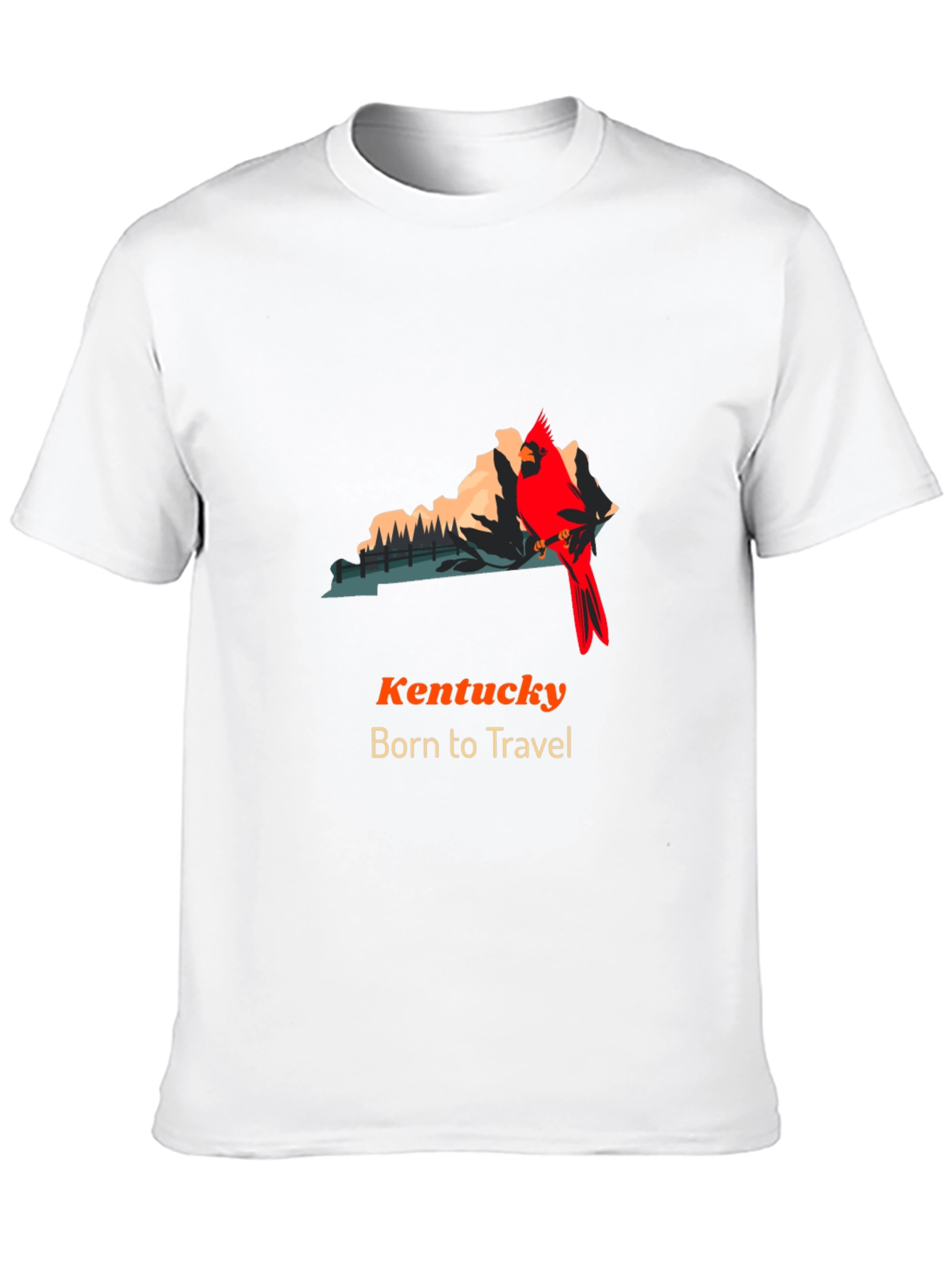 Kentucky Born to Travel Graphic Tee