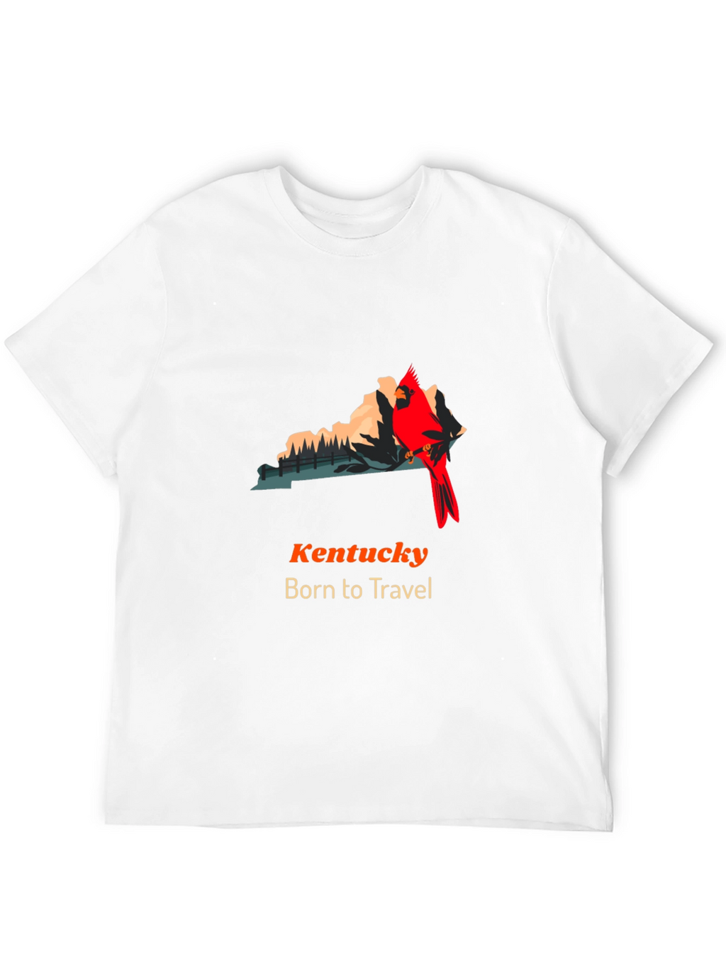 Kentucky Born to Travel Graphic Tee