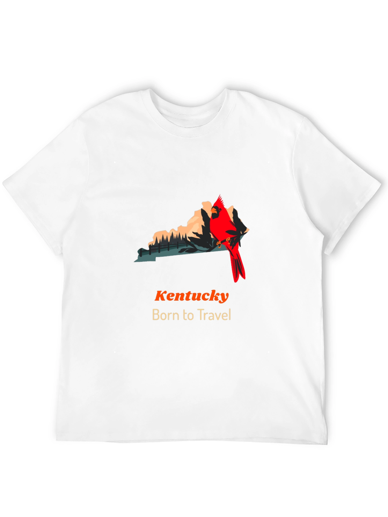 Kentucky Born to Travel Graphic Tee