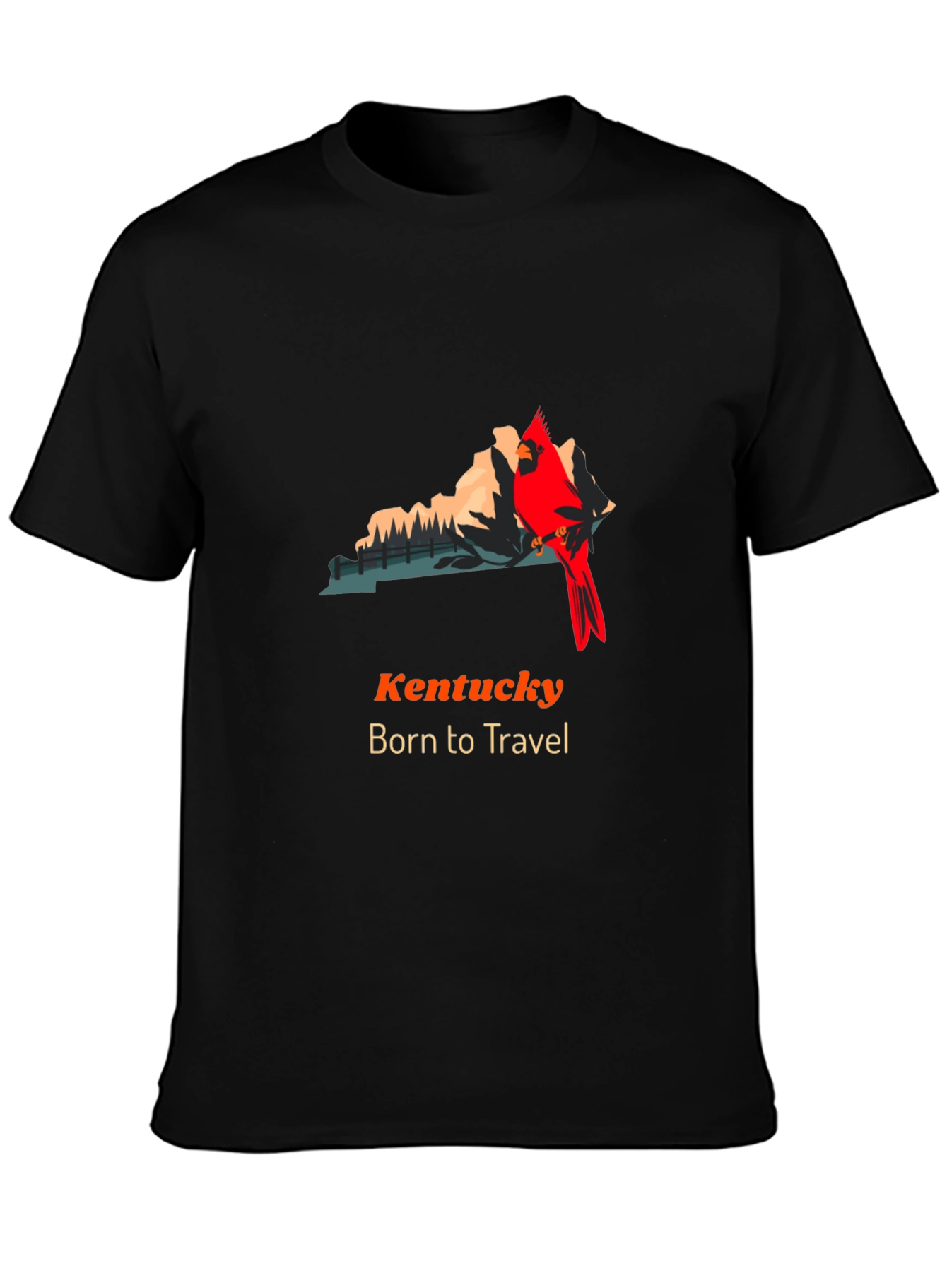 Kentucky Born to Travel Graphic Tee