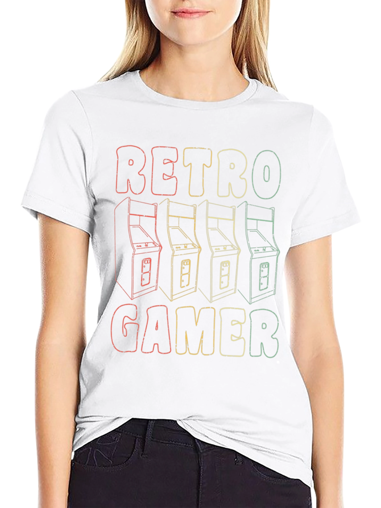 Retro Gamer T-Shirt - Classic Arcade Design