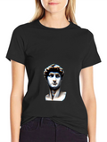 David Statue Graphic Black T-Shirt