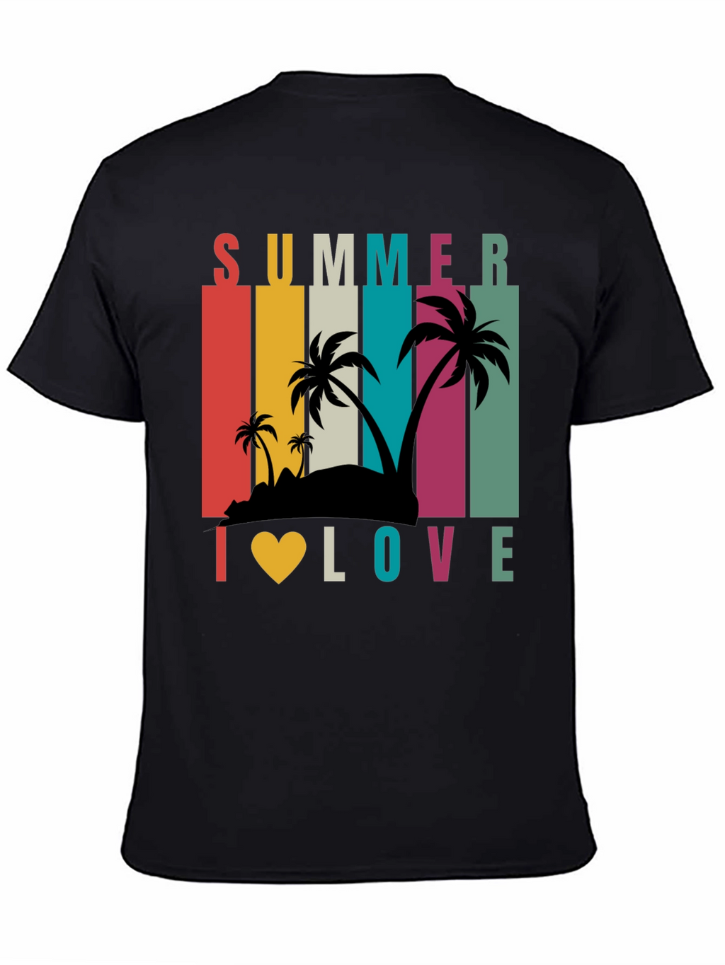 Summer I Love Retro T-Shirt
