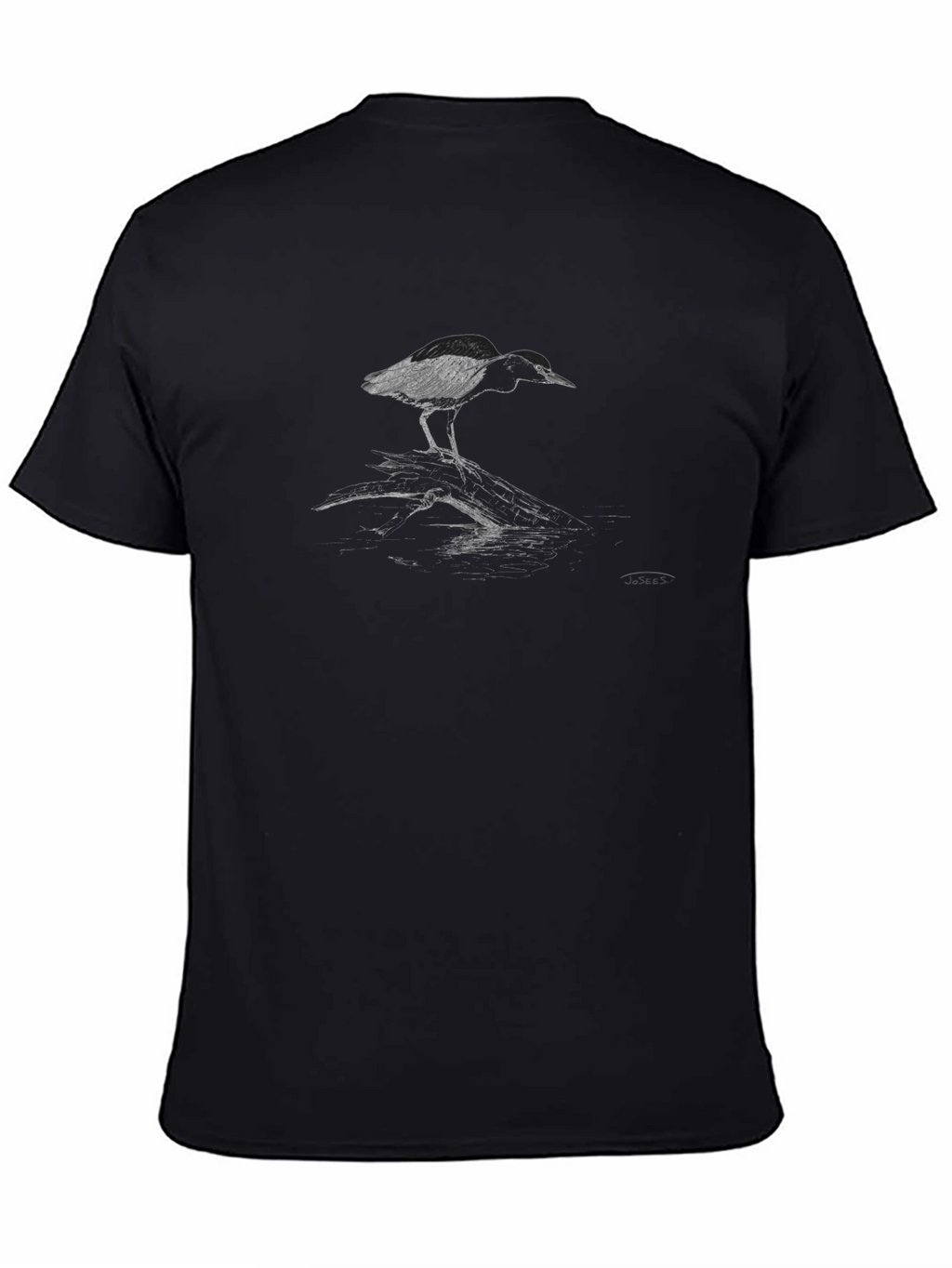 Bird Graphic Black T-Shirt