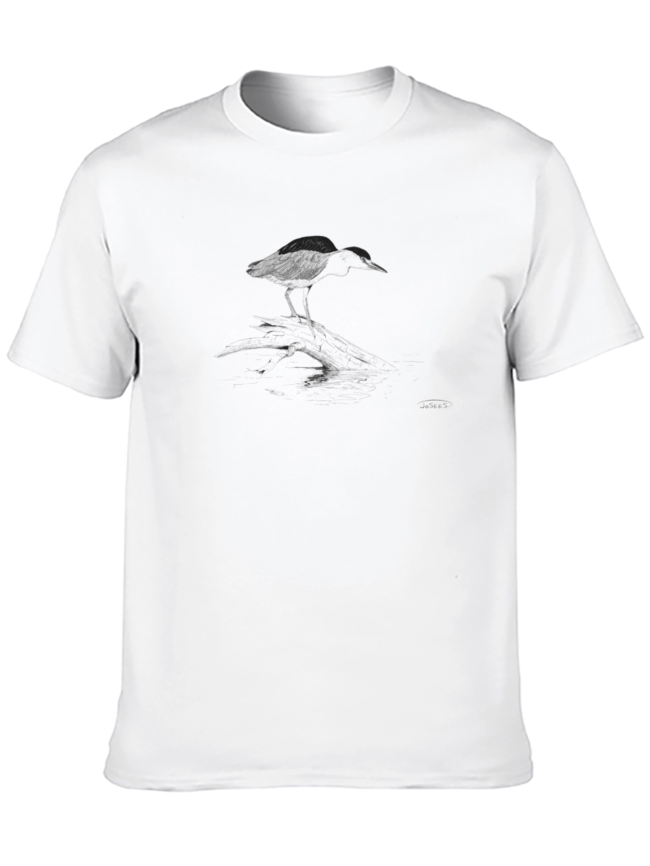 Bird Graphic Black T-Shirt