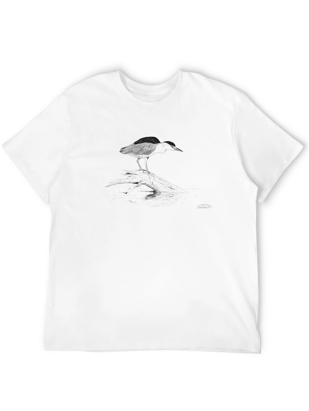 Bird Graphic Black T-Shirt