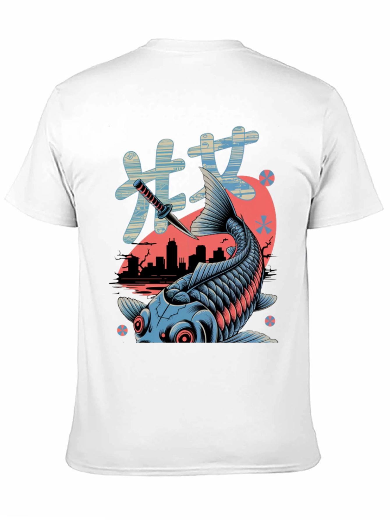 Koi Fish Graphic Tee - Urban Style