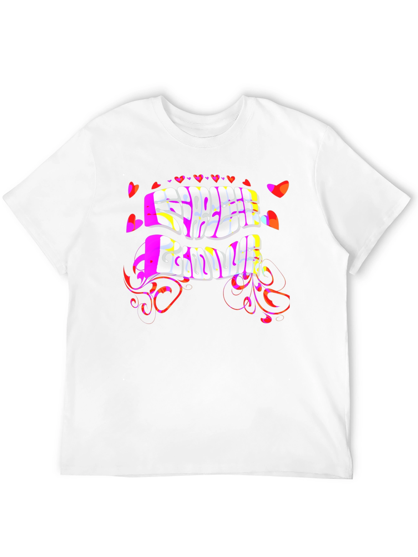 Free Love Psychedelic Black T-Shirt