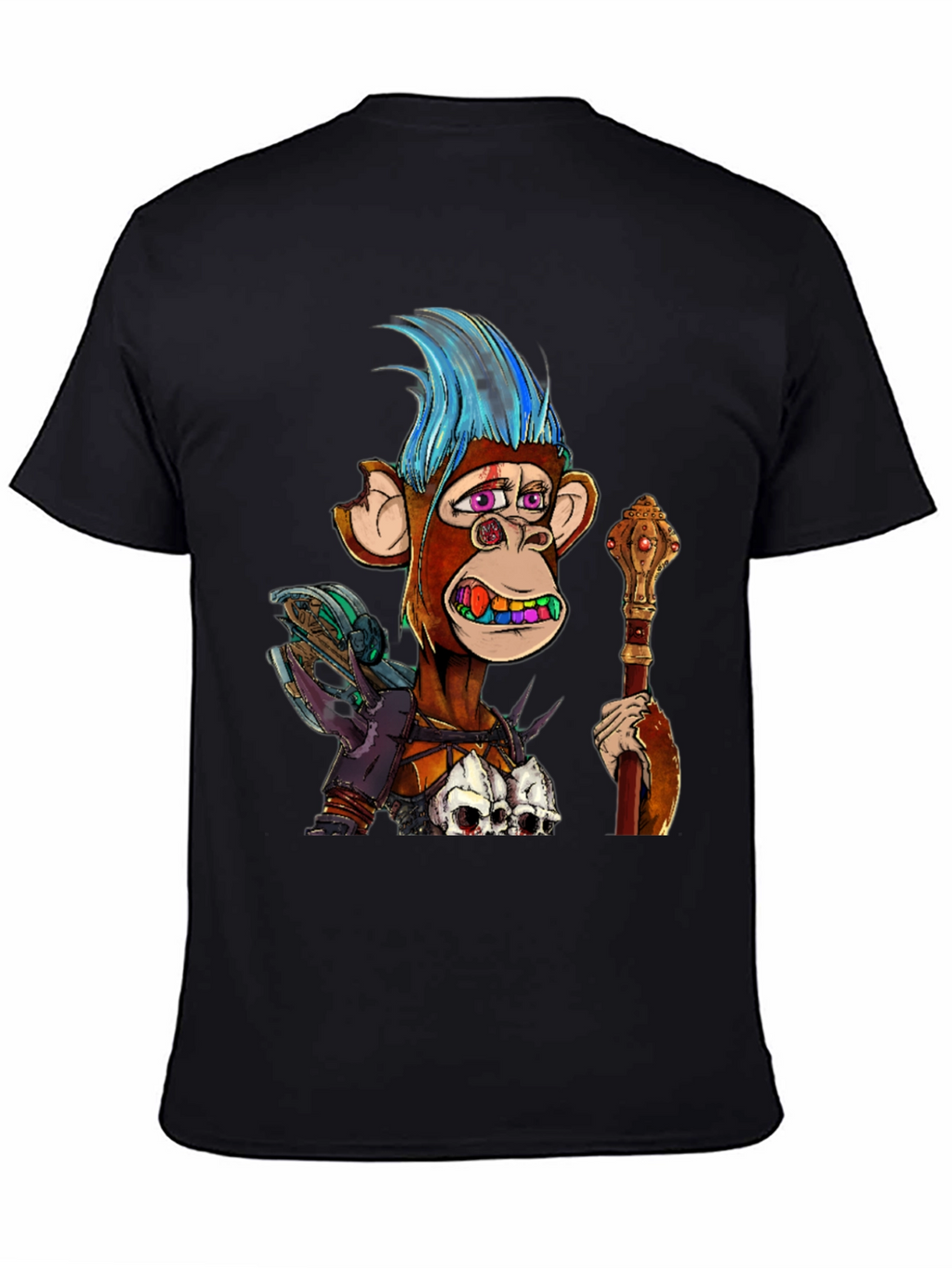 Ape NFT Graphic Print T-Shirt