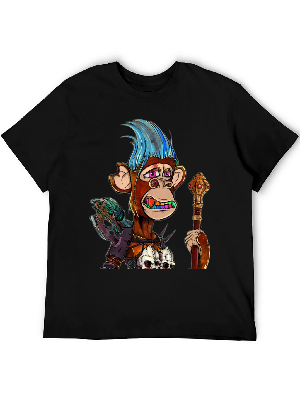 Ape NFT Graphic Print T-Shirt