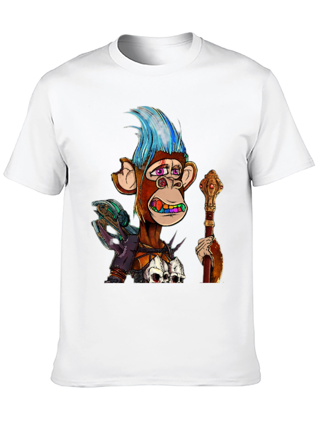 Ape NFT Graphic Print T-Shirt